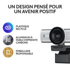 Logitech - MX Brio webcam 4K Ultra HD - 1080p à 60 IPS - Gris pâle-10