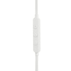 JBL - Tune 310C Écouteurs intra‑auriculaires filaires USB haute résolution - Blanc-Télécommande à 3 touches avec microphone
