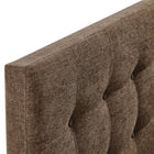 Modway - Emily Tissu tapis Tête de lit Queen size, Moka-7