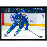 Jonathan Tanner Miller Vancouver Canucks - Toile encadree - 31" x 22"-Impression sur toile de qualité supérieure avec bordures enveloppées