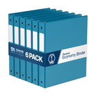 Davis Group Super économie, Reliure à anneaux ronds 1 po, paquet de 6 – Bleu Turquoise-3 Reliure À Anneaux