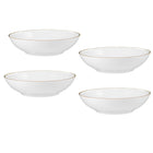 Maxwell & Williams - Blanc et Doré Bol de Coupe - 18.5 cm - Paquet de 4-Lavage des mains recommandé