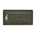 Roots - Portefeuille d'embrayage de poche pour dames - Olive-Poche extérieure