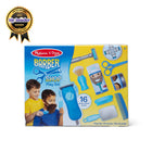 Melissa & Doug Barber Shop Ensemble de jeu de simulation, jouet de rasage pour garçons et filles à partir de 3 ans-Obtenez ou offrez un rasage « traditionnel » avec le blaireau à poils doux et le savon à raser moelleux dans une cuve avec couvercle, ou un rasage « moderne » avec un flacon pompe, une tondeuse et un rasoir roulant pour une finition « douce »