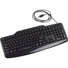 Clavier filaire Staples, anglais-10 touches de raccourci, dont les fonctions courriel, volume et lecteur multimédia, pour plus de commodité.
