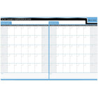 Planificateur mural flexible de 30/60 jours non datés effaçable Day-Timer - 24 po x 36 po -bilingue-24 po x 36 po
