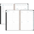 AT-A-GLANCE - Agenda scolaire hebdomadaire/mensuel Signature 2026-2027 - 8 1/2 po H x 5 3/8 po l - noir - bilingue-Reliure à double spirale