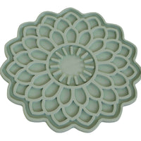 Dexypaws - Tapis à lécher enrichissant Blooming Blossom-100 % silicone de qualité alimentaire