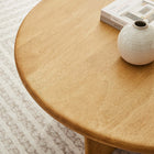 Modway - Rivian Ronde 34 » Table basse - Chêne-Assemblée requise