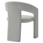Modway - Oslo Tonneau Tissu tapis Chaise d’accent pour salle à manger - Gris colombe-8