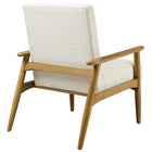 Modway - Jensen Tissu Boucle Chaise d’accent - Ivoire-Assemblée requise