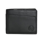 Club Rochelier - Portefeuille mince pour homme avec poche zippée - Noir-Conception à deux volets