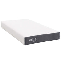 Modway - Mila 8 po Matelas simple-Housse en tricot extensible respirant