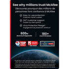 McAfee - Mobile Security Logiciel antivirus pour 1 appareil (Android/iOS) - abonnement d'un an avec renouvellement automatique [téléchargement]-Ayez l'esprit tranquille en sachant que votre appareil mobile est protégé par McAfee, quel que soit l'endroit où vous vous connectez.