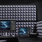 Luxor - Mur modulaire 70 x 70 - Mur Studio-Se connecte à tous les murs de séparation Luxor