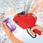 METO - d'etiqueteuses Primark P12 S1N 10005862 - prix - numero d'article (1 ligne - 8 chiffres pour étiquettes 19x9 mm - pret pour une utilisation immediate)-Pret a l'emploi - La livraison comprend l’etiqueteuse ainsi que des étiquettes prêtes à l’emploi (blanches) et un rouleau encreur
