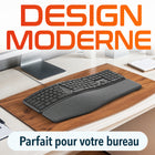 Delton - Clavier ergonomique KB250, noir-Dimensions : 22,86 cm x 45,54 cm