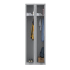 Ceha - Série RH, batterie de 2, casier 1 niveau avec aérations à persiennes, poignée encastrée - gris clair-Solutions de rangement flexibles pour s'adapter à votre espace et à vos besoins d'organisation