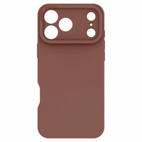 Avana - Velvet MagSafe Case pour iPhone 17 Pro - Moka-Silicone ultra doux au toucher