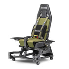 Next Level Racing - Siège de vol Pro Boeing Military Edition NLR-S039-Comprend un mât de montage central pour HOTAS avec réglage de la hauteur et de l'angle, compatible avec les principales marques , plaques de vol compatibles avec une large gamme de manettes et de périphériques HOTAS.