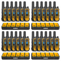 Dewalt - Radios Heavy Duty 24 DXFRS800 avec chargeurs 4X 6 ports-22 canaux préréglés sont préréglés avec des codes de confidentialité.