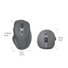BlueDiamond -  Souris sans filtTrack comfort - gris-Garantie limitée à vie du fabricant