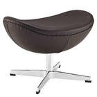 Modway - Glove Cuir Ottoman - Brown-Amorti en mousse haute densité