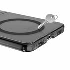 Avana - Étui Ice avec MagSafe et anneau pour Galaxy Z Flip 7 – Cendre-Résistance auto-réparatrice contre les éraflures