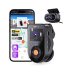 Vantrue - Caméra embarquée S1 Pro MAX Dual 4K avant et arrière avec carte SD de 64 Go-Double capteurs sony starvis 2 imx678 améliorant clarté et capturant plaques immatriculation et panneaux routiers
