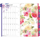 Day-Timer - Recharge d’agenda hebdomadaire floral (2 pages par semaine) 2027 - format portable - 6 3/4 po H x 3 3/4 po l - anglais-12 mois à onglet : janvier 2027 à décembre 2027