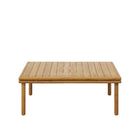 Modway - Wren Terrasse extérieure Bois de teck Table basse - Naturel-Assemblée requise