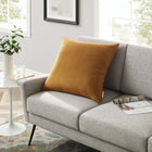Modway - Enhance 24 po Performance Velvet Coussin décoratif in Cognac-Performance Velvet Sham