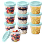 Bentgo - Contenants Prep à couvercle à visser - 473 ml - Bleu marine-Une simple rotation assure une fermeture étanche à l'air et aux fuites, préservant ainsi la fraîcheur de vos en-cas ou accompagnements au réfrigérateur et évitant les fuites lors de vos déplacements