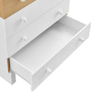 Modway - Nolia Bloc de couleur à 6 tiroirs Coffre commode, Chêne Blanc-8