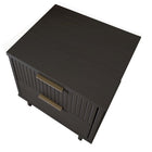 Manhattan Comfort - Granville commode et table de chevet modernes - gris foncé - ensemble de 2-10