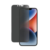PanzerGlass - Protecteur d'écran de confidentialité iPhone 14/13/13 Pro - Noir-Un protecteur d'écran compatible avec les étuis en verre trempé plat