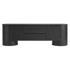 Modway - Duval Ovale de 71 pouces Armoire TV, Noir-6