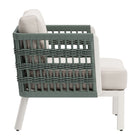 Zuo - Bridgehampton Fauteuil avec accoudoirs - Blanc-Garantie limitée de 3 ans