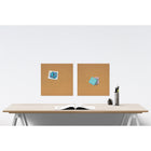 Quartet - Dalle de liège autocicatrisante - 12 po x 12 po - Sans cadre - Lot de 2-OPTIONS DE MONTAGE : Personnalisez facilement le tableau pour l’adapter à votre espace et à vos besoins. Il peut être utilisé individuellement ou comme partie d’une unité pour créer un tableau plus grand. Les carrés adhésifs fournis fixent fermement le tableau au mur. 