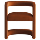 Modway - Winslow Tonneau Performance Velvet Chaise à manger - Rouille-9