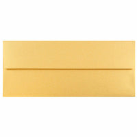 JAM Paper Enveloppe Stardream nº 10 (4,13 po x 9,5 po) à effet métallisé, doré, 500/bte-Type de produit : enveloppe Stardream de couleur métallique