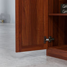 HOMCOM - Armoire de cuisine avec étagères réglables pour salle à manger - beige-Placez-le dans votre cuisine, salon ou salle à manger pour un espace de rangement supplémentaire 