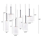 Zuo - Lampe plafonnier Hale - Transparent-7