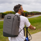 RovR - TravelR 24 Can Sac à dos isotherme souple - Anthracite-Bretelles réglables rembourrées prêtes pour le trail