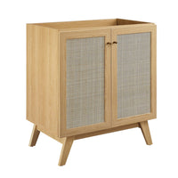Modway - Soma 30" Armoire de toilette de salle de bain (lavabo non inclus) - Chêne-MDF et panneau de particules