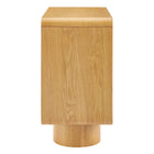 Modway - Lumo 2 portes Bois Armoire d’accent - Chêne-Assemblée requise