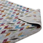 Modway - Gemma Mosaïque à chevrons Tapis 4 pi l x 6 pi L - Multicolore-Haute densité / Tissé à la machine