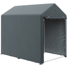 Outsunny - Tente de hangar de stockage extérieur 4x6 pi pour outils de jardin-Peut accueillir spacieusement les vélos, motos ou outils de jardinage 