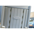 Suncast - Chaise berçante avec rangement - Gris colombe-10