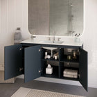 Modway - Bryn Fixation murale de 48" Vanette de salle de bain - Gris blanc-Conception murale